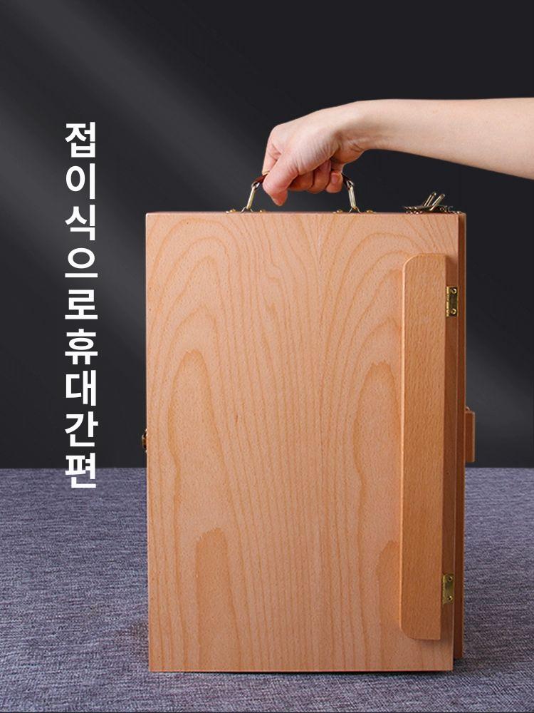 탁상용 이젤 테이블화판 그림받침대 원목 드로잉거치대 미술용품 - 상세 이미지 5