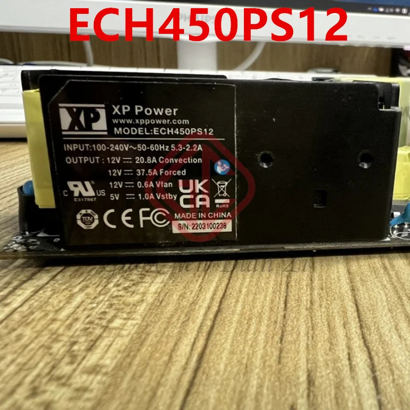 XP POWER 12V20.8A 12V37.5A 12V0.6A 5V1A 450W ECH450PS12 새 전원공급장치
