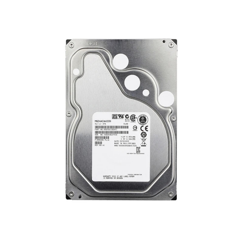 기업하드 드라이브 MG04ACA400NToshiba 4TB 3.5 7.2K PMR SATA 6 Gb/s 128MB 7.2K새 원본 HDD