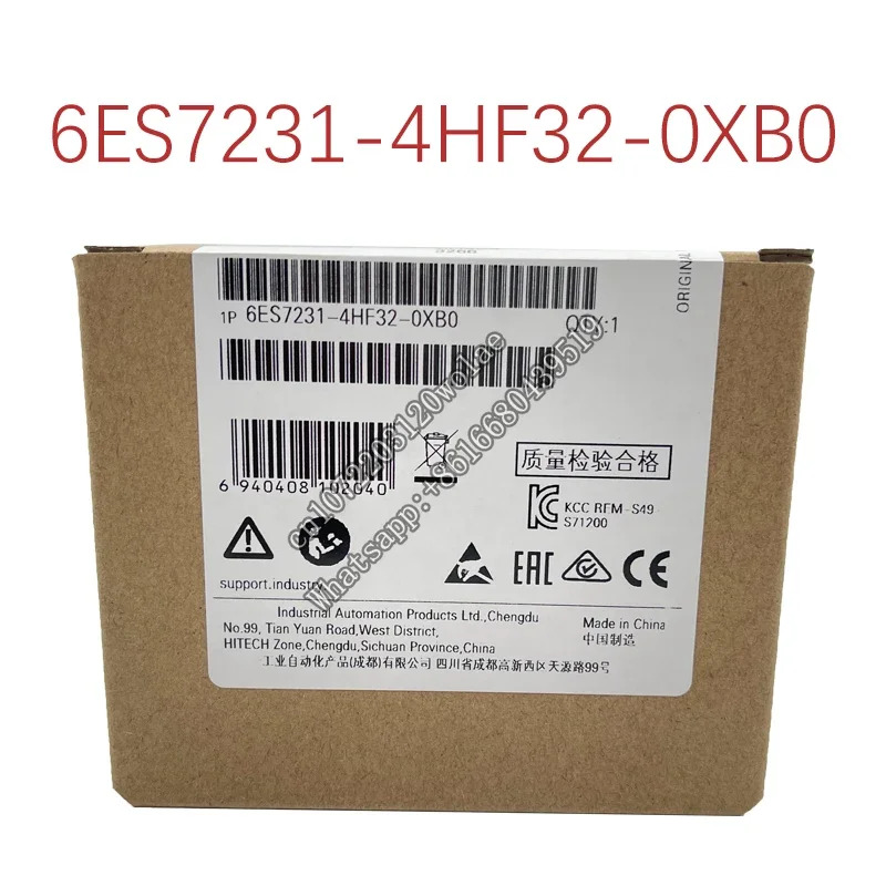 공장 에이전트 6ES7231-4HF32-0XB0 6ES7 231-4HF32-0XB0 신