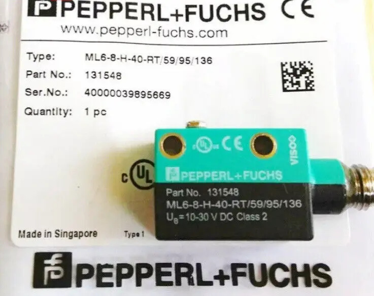 Pepperl Fuchs ML6-8-H-40-RT 59 95/136 센서신