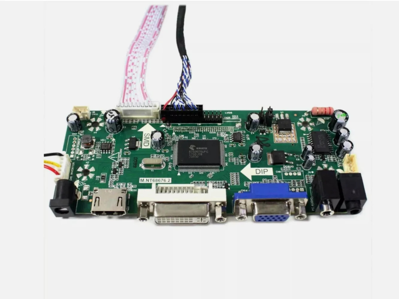 14.9인치 1280x390 LTA149B780FM.NT68676 HD MI VGA DVI 보드 LCD 디스플레이 화면 포함