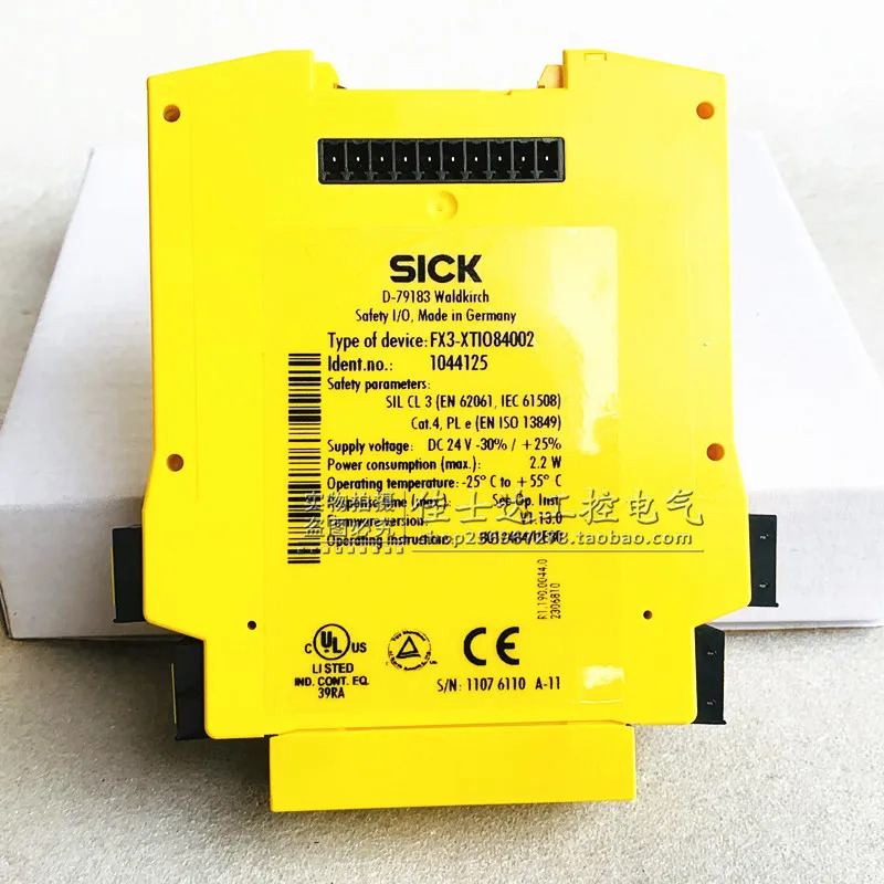 FX3-XTI084002 오리지널 시크/SICK 안전 릴레이 XTIO84002 1044125