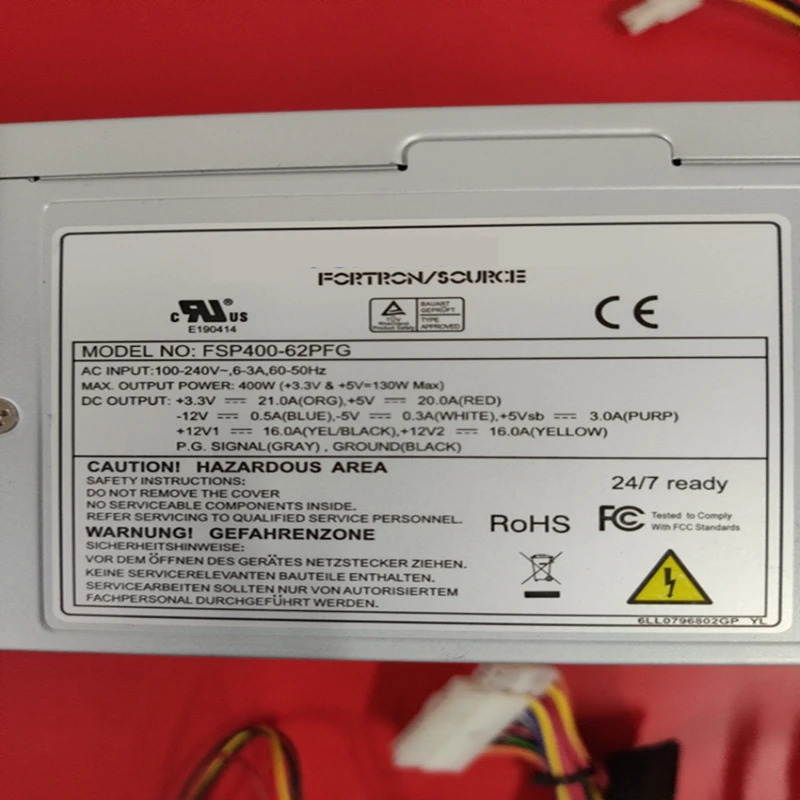 FSPPSU 400W 전원공급장치 FSP400-62PFG 신