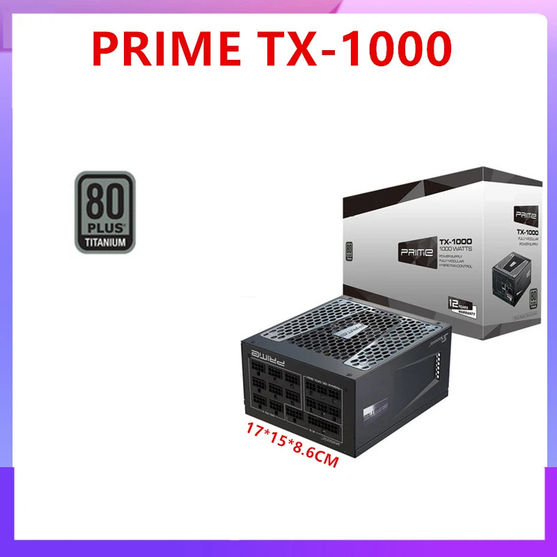 Seasonic Full Modular 80plus Titanium Silent 1000W 전원공급장치 PRIME TX-1000 SSR-1000TR 새 원본 PSU