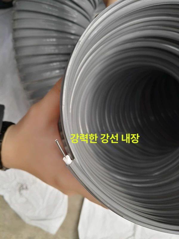 투명 알루미늄 주름호스 플렉시블 산업용 급배기 환기통 자바라 관 - 상세 이미지 2