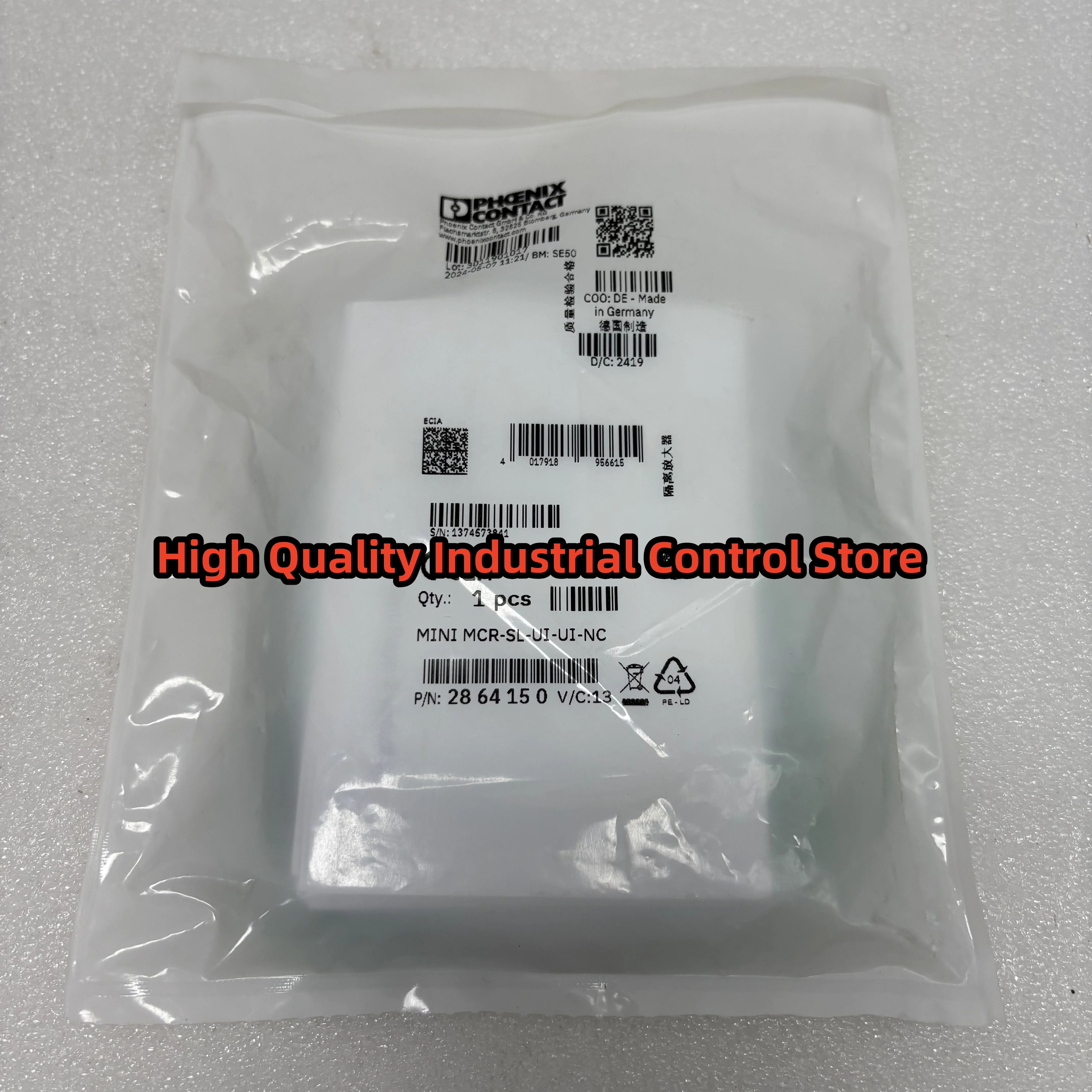 2864150  MINI MCR-SL-UI-UI-NC 절연 증폭기 원본