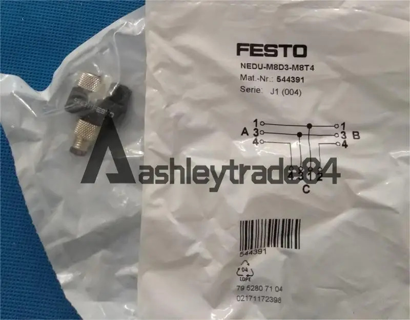 FESTO T-jointr 544391 NEDU-M8D3-M8T4 신