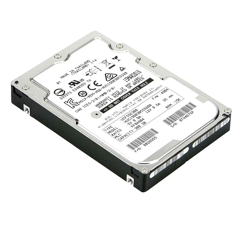 내부 하드 오리지널 HDD Hgst 300GB 2.5 인치 SAS 12 Gb/s 128MB 15K 엔터프라이즈 HUC156030CSS200