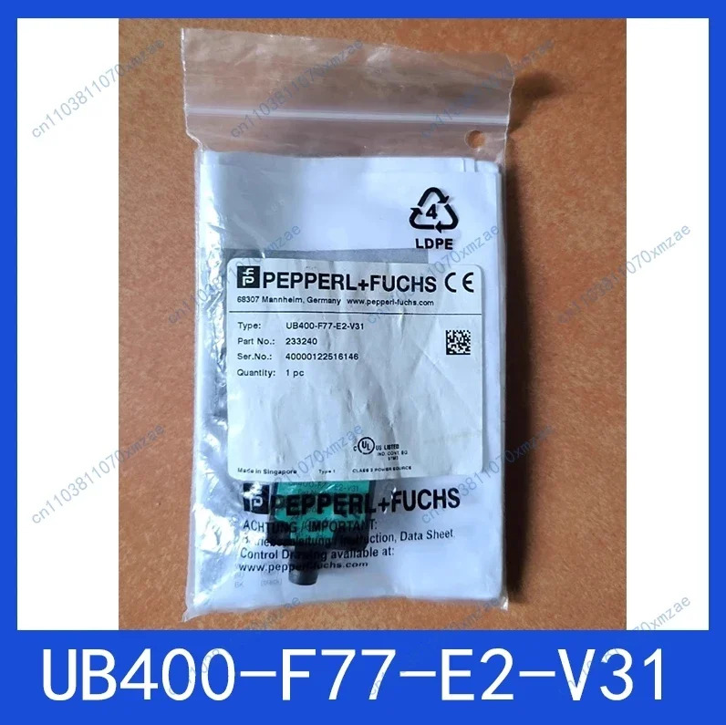 초음파 센서 액세서리 UB400-F77-E2-V31 품번 233240