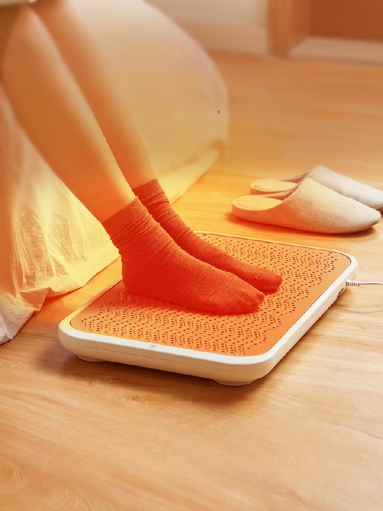 발난로 전기온풍기 휴대용 지압 카본발판 수족냉증 체온보호 전열용품 - 상품 이미지