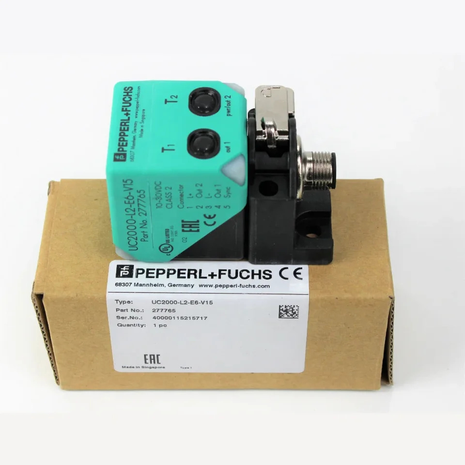 Pepperl Fuchs UC4000-L2 시리즈 초음파 센서 UC4000-L2-E4-V15 UC4000-L2-E6-V15 UC4000-L2M-E6-T-2M 신