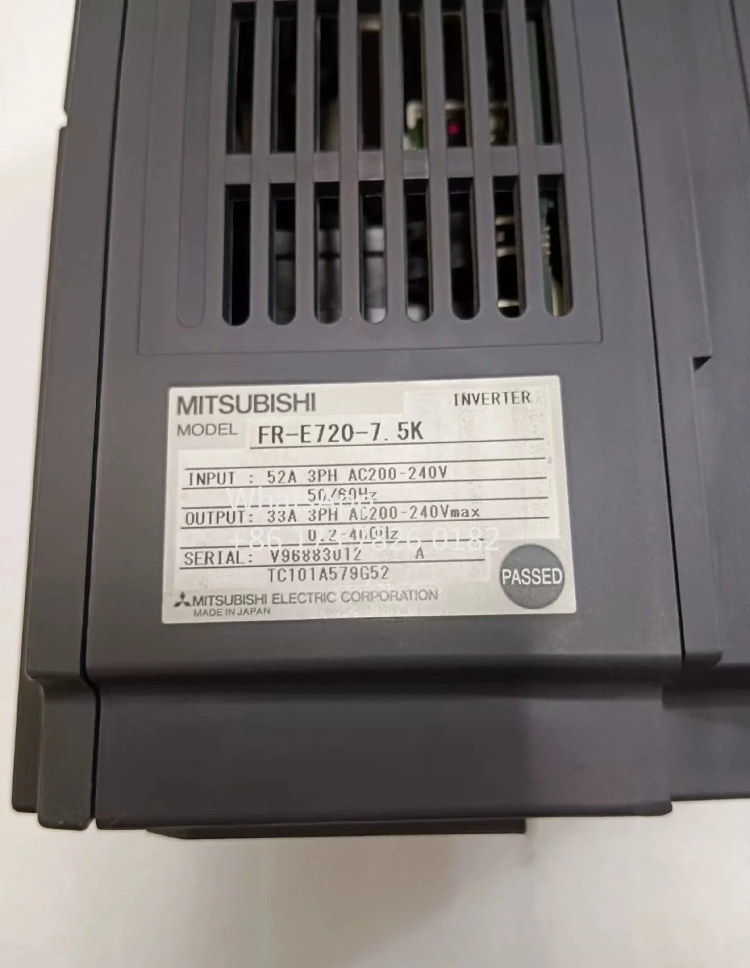 FR-E720-7.5K 리퍼 인버터 7.5Kw 220V 기능 OK