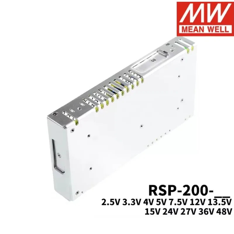 MEAN WELL RSP-200 시리즈 RSP-200-5 RSP-200-12 RSP-200-24 RSP-200-27 RSP-200-36 RSP-200-48 200W 스위칭 전원공