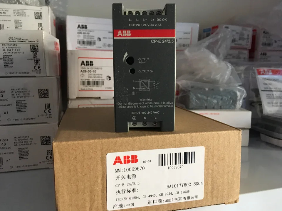 ABB 스위칭 전원공급장치 CP-E 오리지널 24/2 5 10069670 신