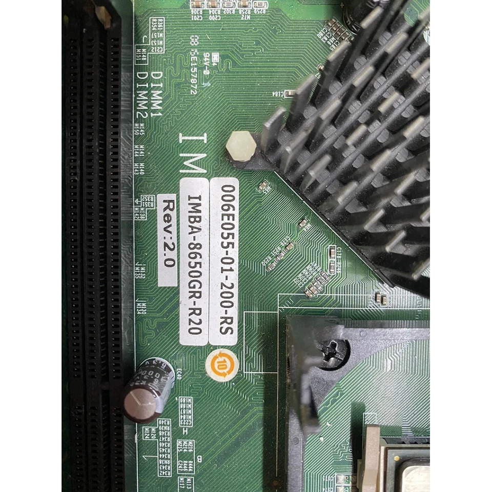 ISA 산업제어 마더보드 2 개 IMBA-8650GR-R20 REV2.0