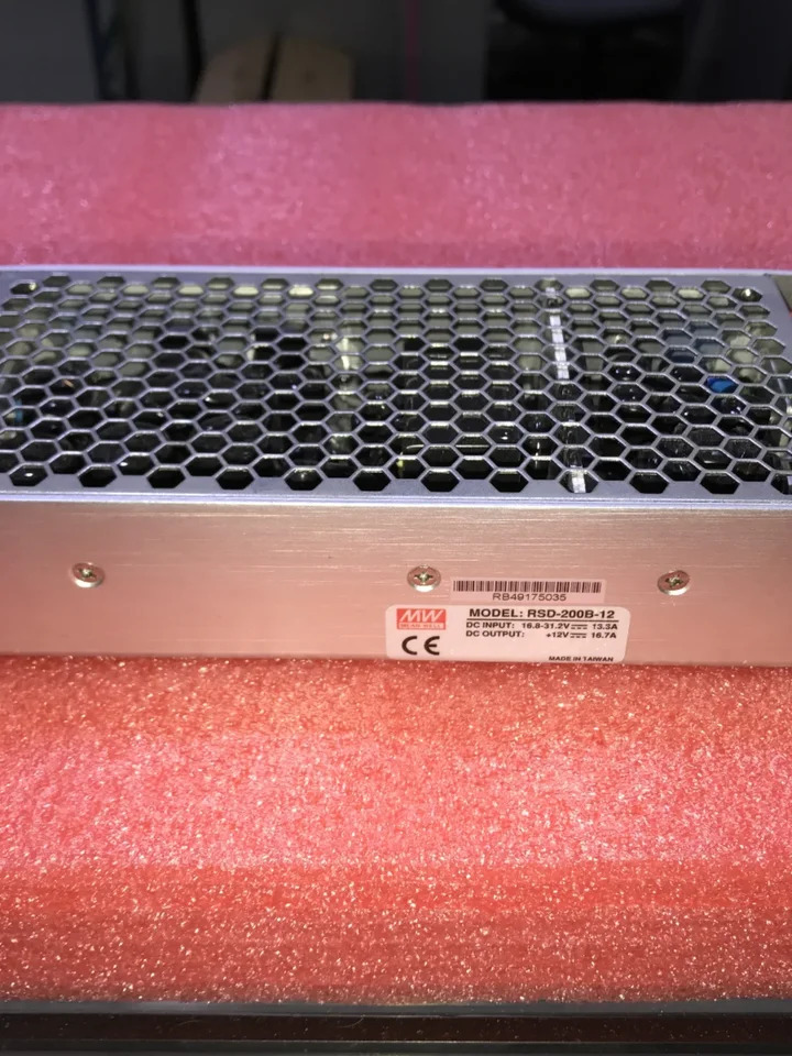 대만 Mingwei DC-DC 전원공급장치 RSD-200B 200C 200D DC 12V 24V 48V 200W