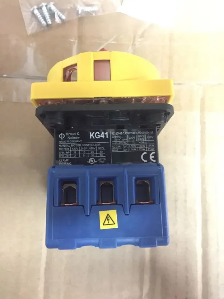 KG41B Kraus Naimer 3P 차단기 오스트리아 블루 스위치 중플레이트 T203/01E