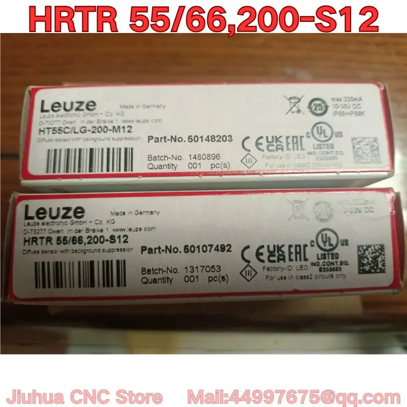 HRTR 55/66200-S12 HT55C/LG-200-M12 저반사 광전센서