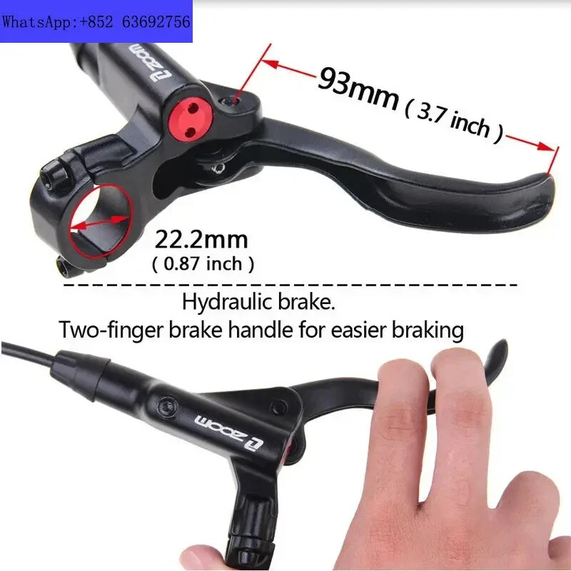 줌 MTB 유압 브레이크 HB-876 그룹 160mm 로터 전면 후면 산악 자전거 캘리퍼스