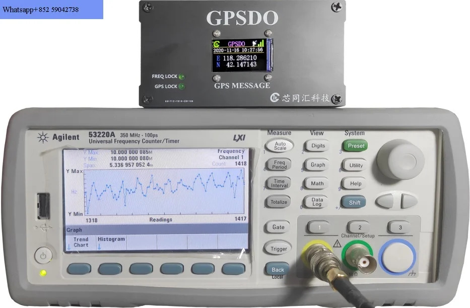GPS 길들이기 시계 10M 사인파 구형파 보정 소스