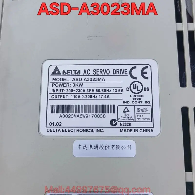 리퍼 ASD-A302A 서보 드라이브 기능 리퍼는 정상