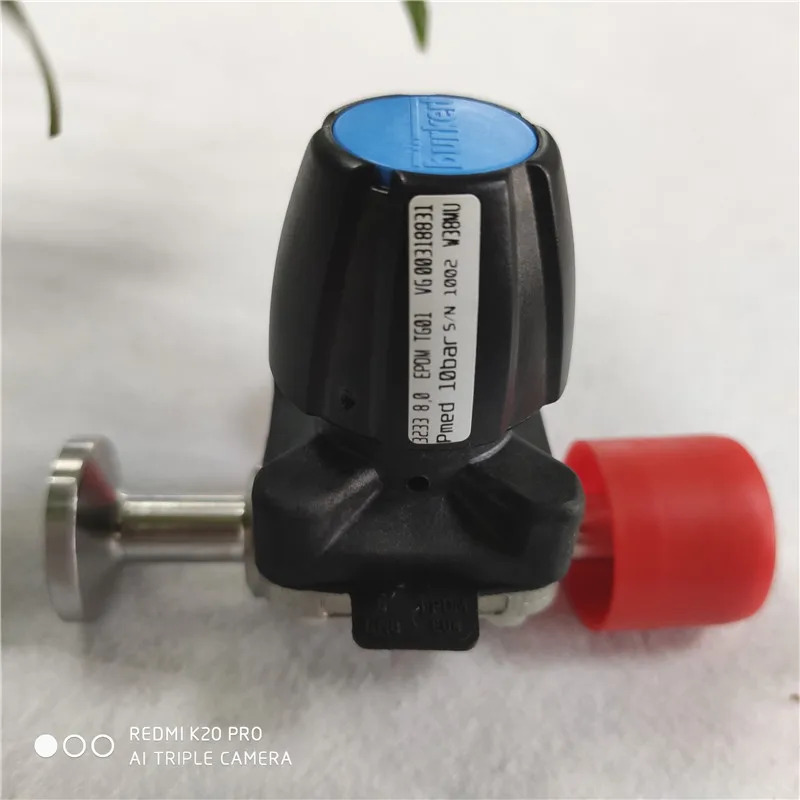 Burkert Bode 3233 다이어프램 밸브 수동 316L 스테인리스 스틸 소재 클램프 용접