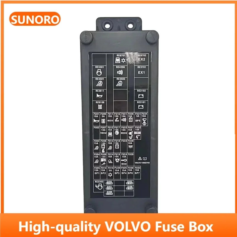 굴삭기 액세서리 퓨즈 릴레이 브레이커 볼보호환 EC350D 380D 480D 750D 14683239 14604587 14613137