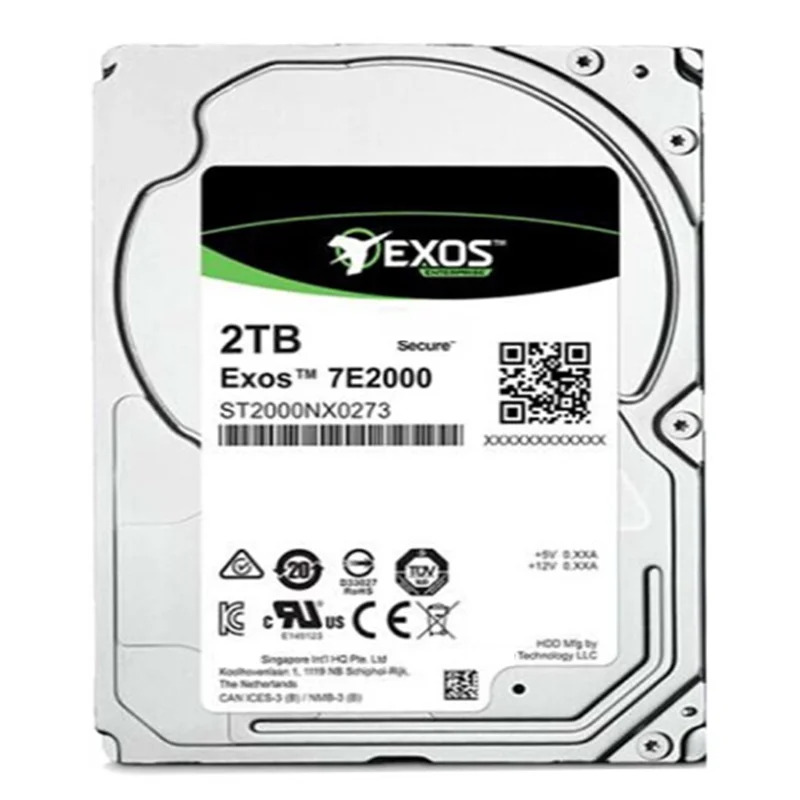 씨게이트오리지널 HDD 7.2K SAS 내장 ST2000NX0273 2TB 2.5 인치 12 Gb/s 128MB