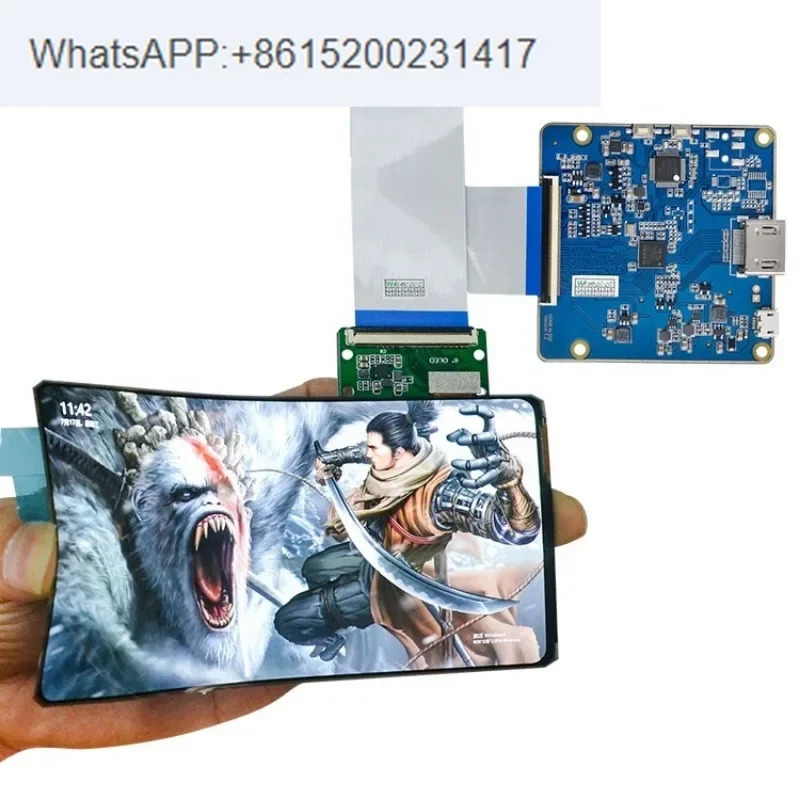 구부릴 수 유연LED LCD OLED 디스플레이 패널 Mipi dsi 인터페이스 컨트롤러 드라이버 보드 6 인치 1080x2160 2k