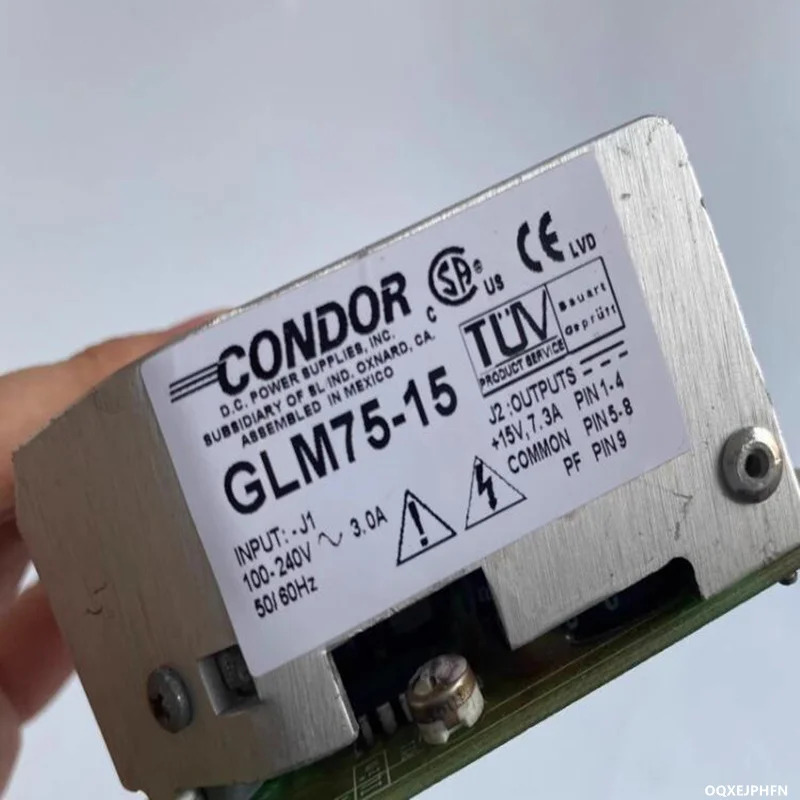 CONDOR 15V 75W GLM75-15 GLM75-15G새 전원공급장치