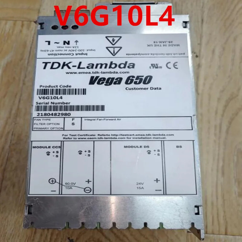 오리지널 전원공급장치 TDK-LAMBDA 베가 650 650W V6G10L4 신