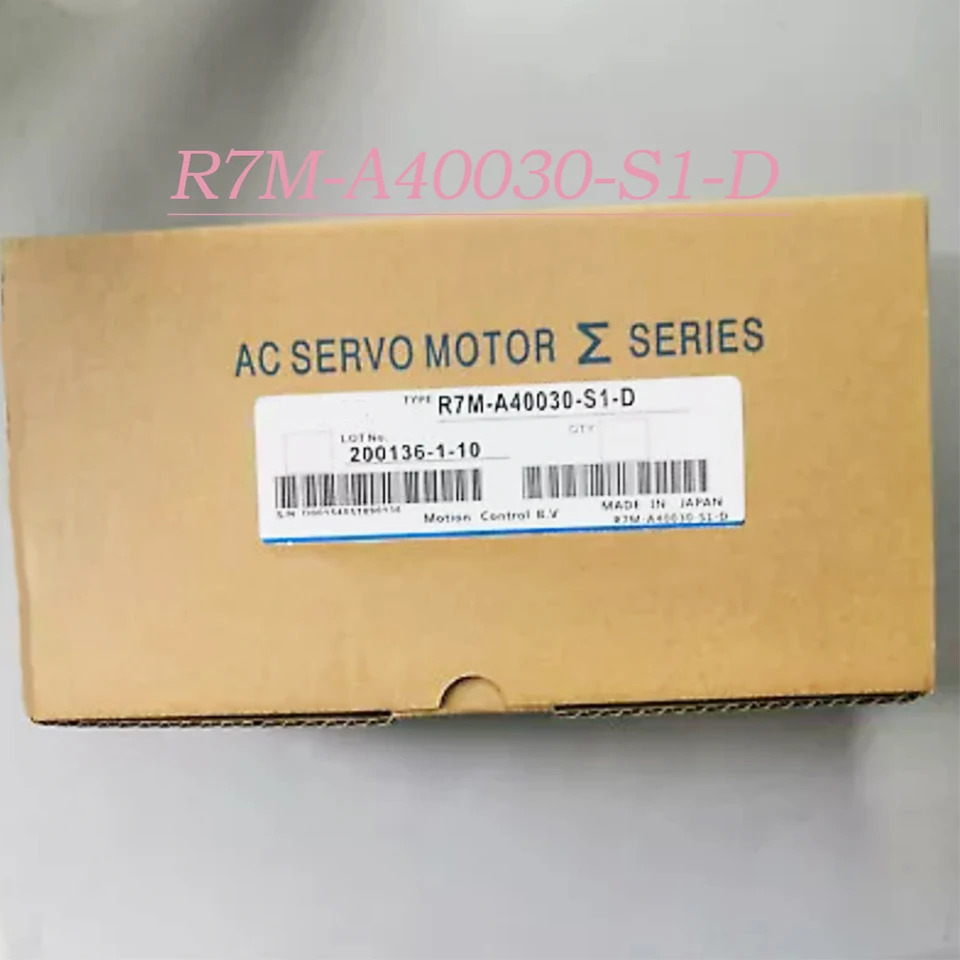 오리지널 R7M-A40030-S1-D 서보모터 R7MA40030S1D 신