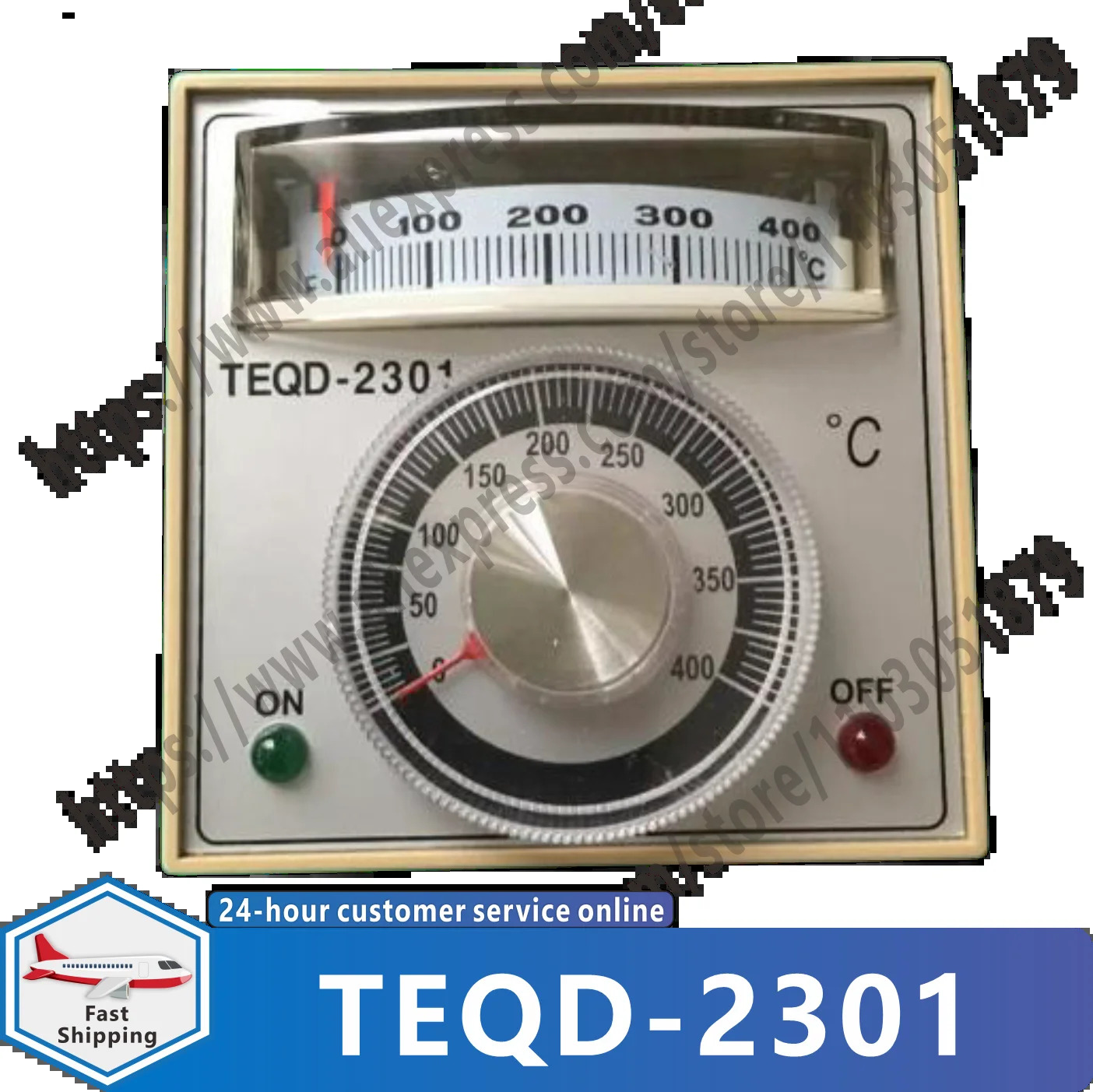 TEQD-2301 E 0-300 0-400 오리지널 계측 온도 조절기