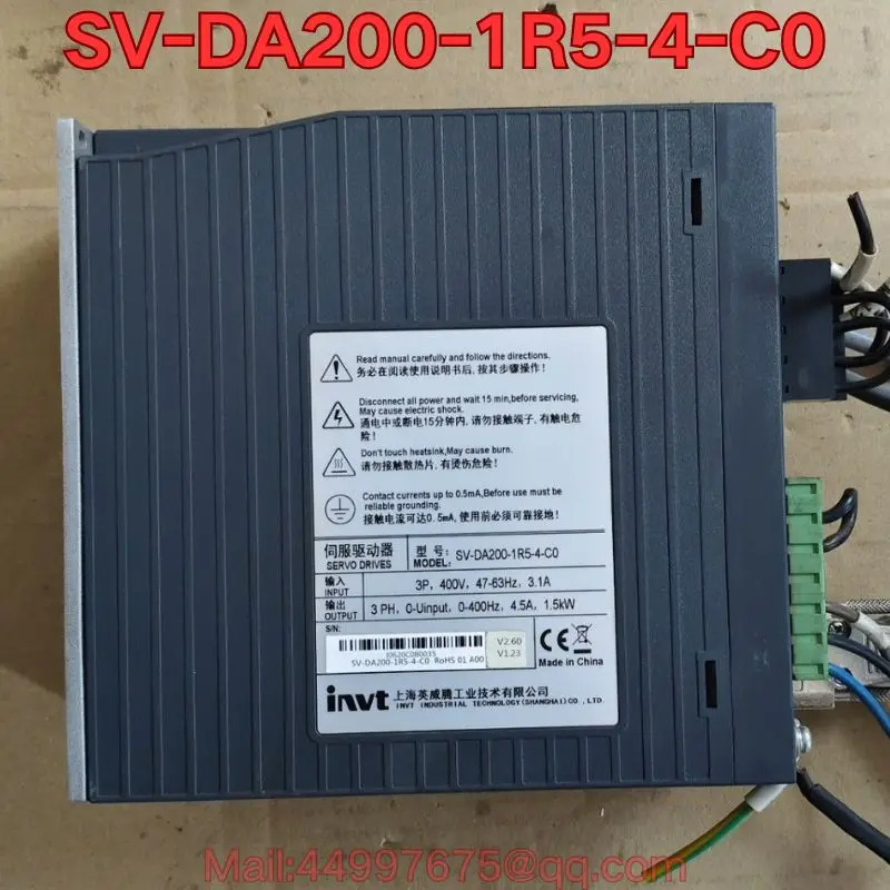 리퍼 SV-DA200-1R5-4-C0 서보 드라이브 기능 리퍼가 정상