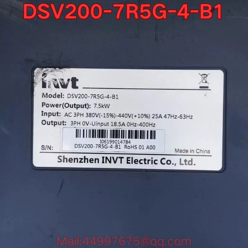 리퍼 DSV200-7R5G-4-B1 서보 드라이브 기능 리퍼는 정상