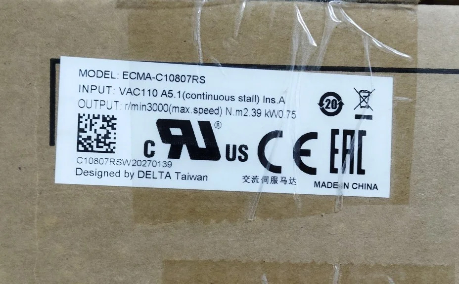 ECMA-C10807RS 델타 서보모터 신