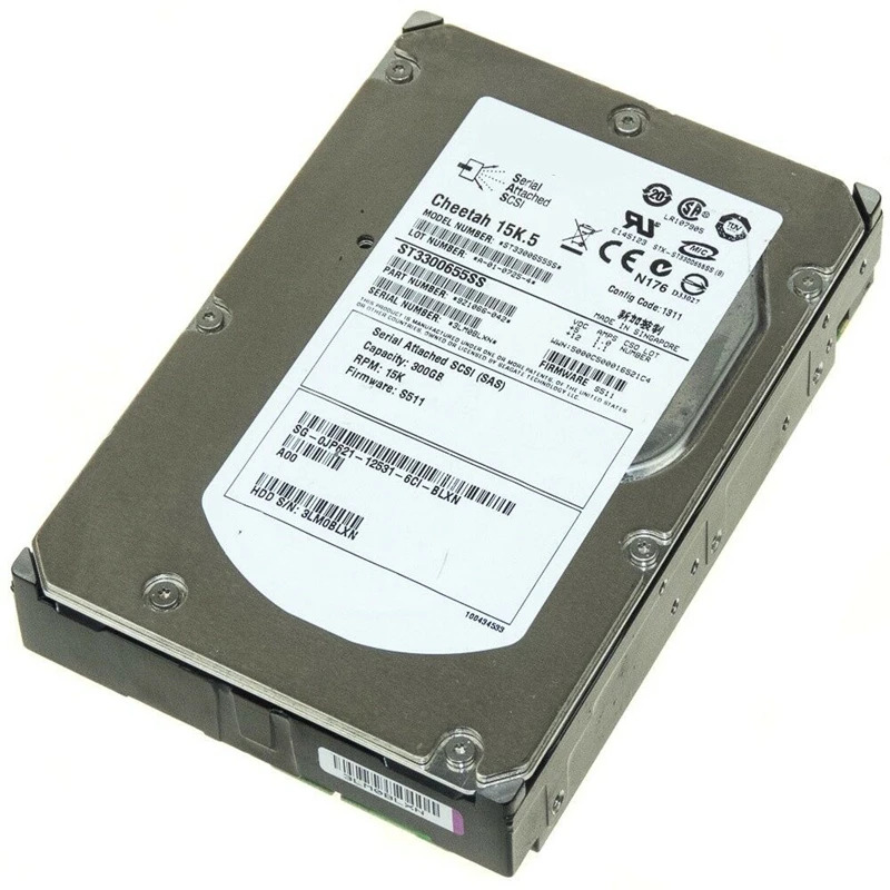 씨게이트오리지널 HDD 내부 엔터프라이즈 ST3300655SS 300GB 3.5 인치 15K5 SAS 6 Gb/s 16MB