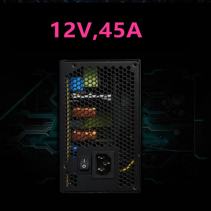 헌트키 RTX2070 80 플러스 골드 풀 모듈 저소음 전원공급장치 600W MVP K600 HK700-51PP PSU 신