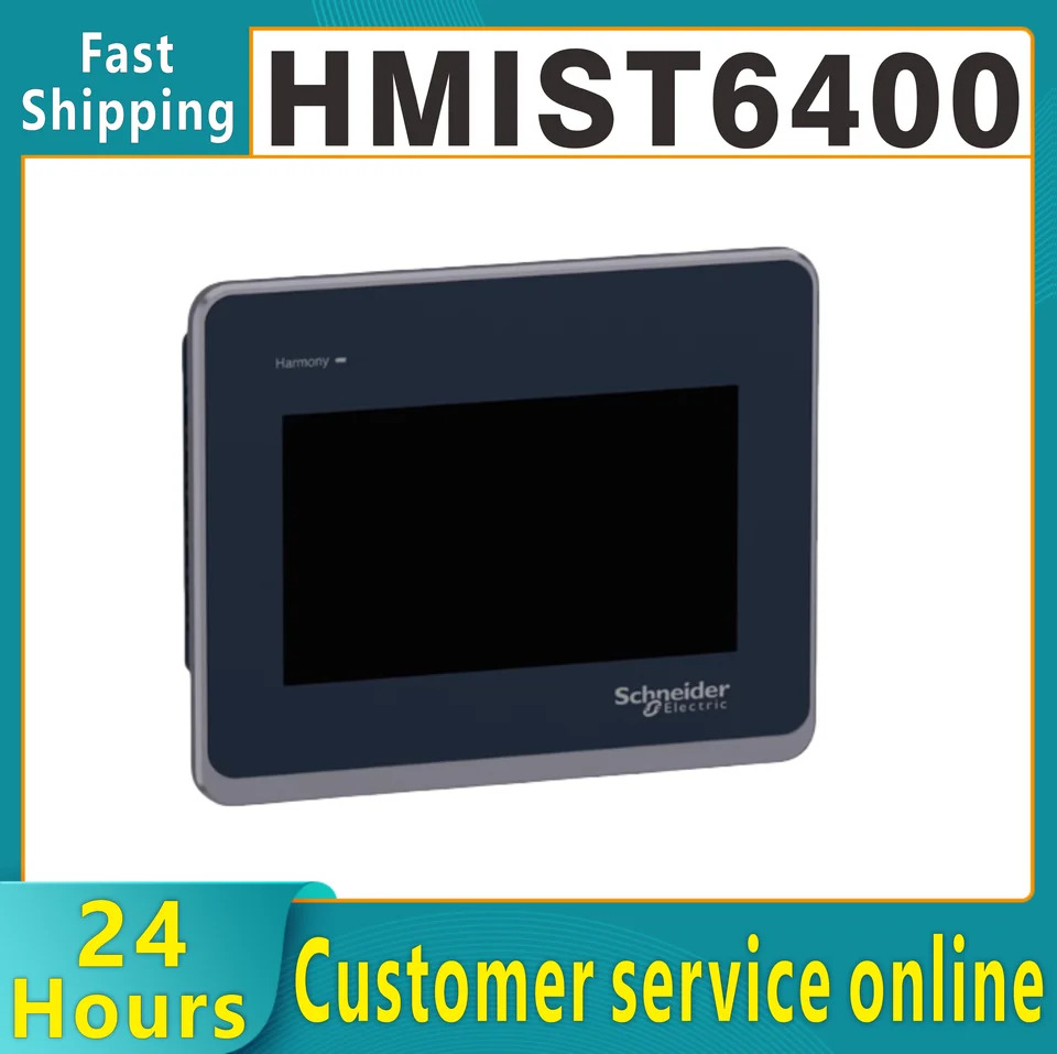 오리지널 HMIST6400 터치 스크린 ST6 시리즈 7 인치 와이드 800x480 2x 이더넷