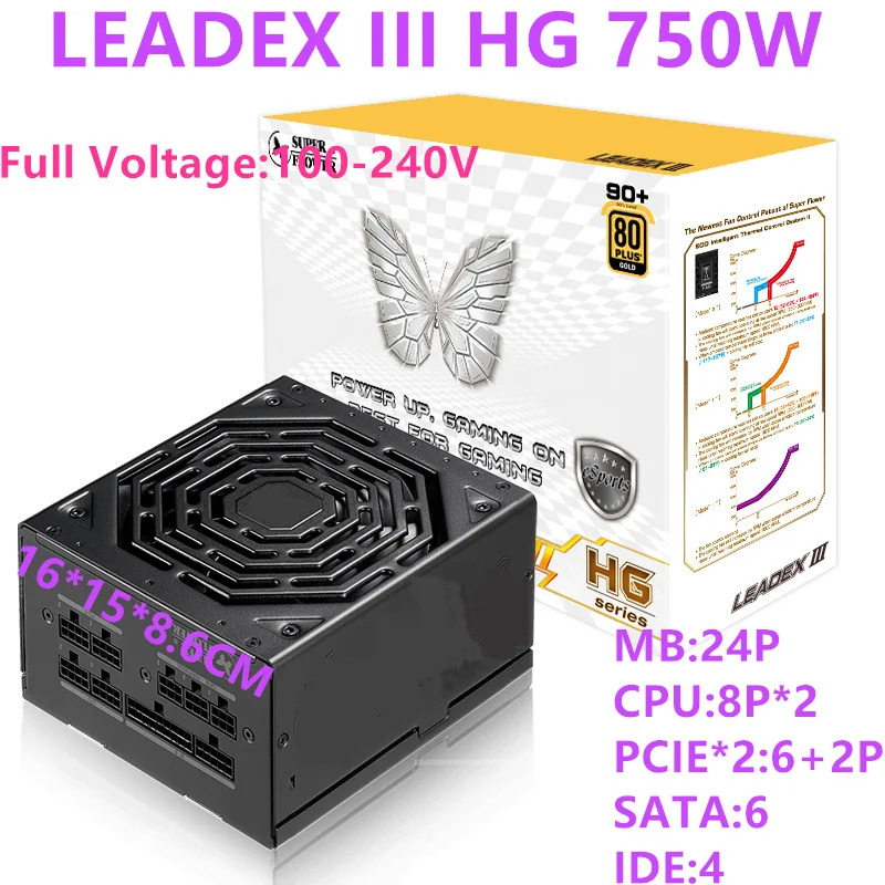 슈퍼 플라워 LEADEX III HG 전원공급장치 SF-750F14HG SF-650F14HG SF-550F14HG 750W 650W 550W PSU 신
