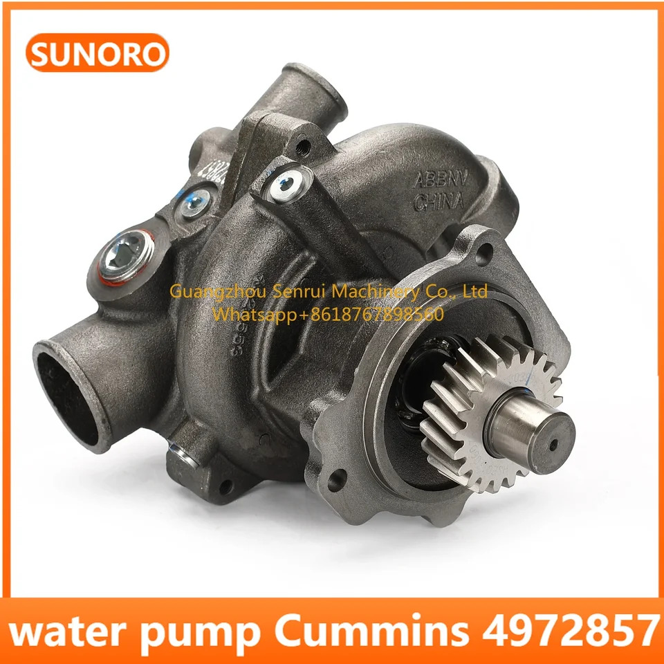 굴삭기 R455 R505 XE470 XE490 LG950 커민스 M11 엔진워터 펌프 4972857 4955708