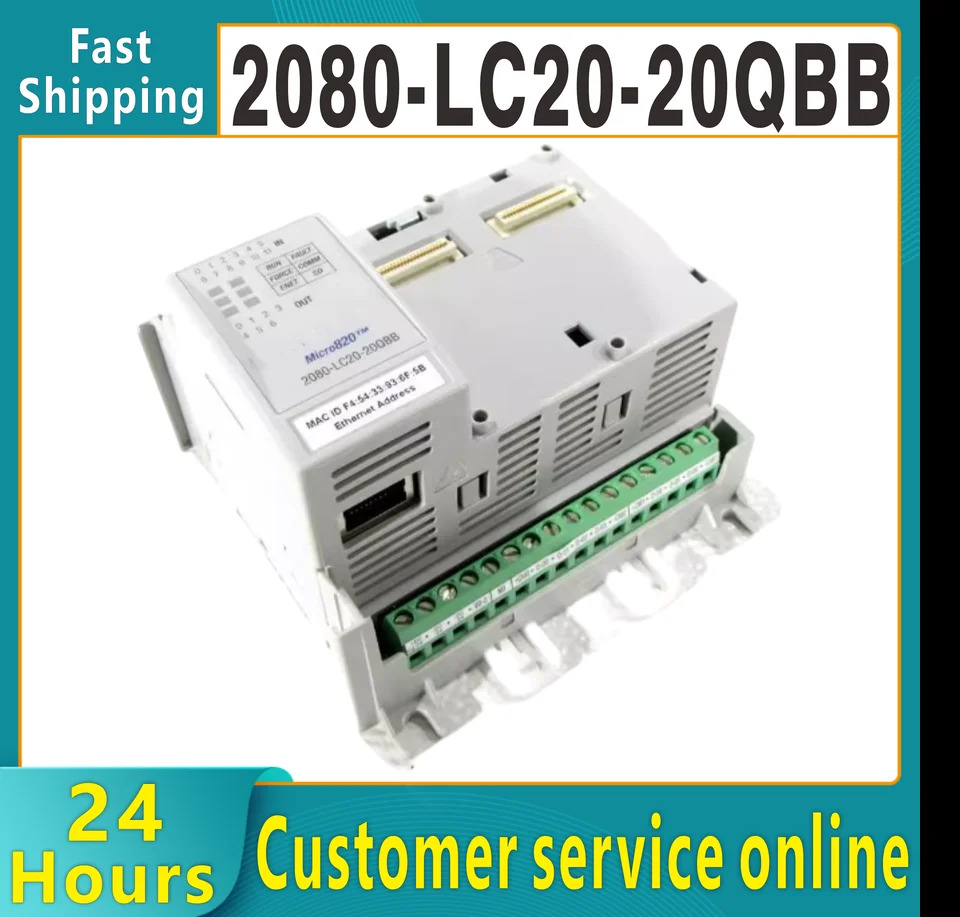 오리지널 PLC 산업제어 모듈 2080-LC20-20QBB