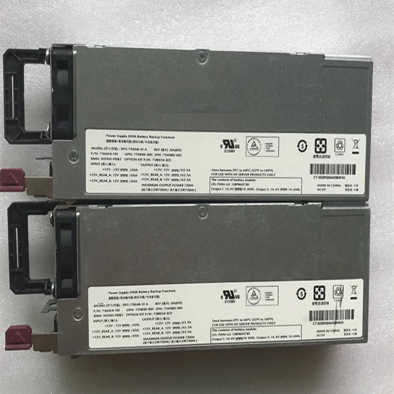 hp호환 G9 PSU 750W 전원공급장치 DPS-750AB-31 A DPS-750AB-31A 736614-101 751830-001738024-B21 신