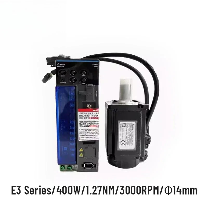 Delta E3 시리즈 400w 서보 드라이버 ASD-E3-0421-L 서보모터 ECM-E-C20604RSE ECM-E-C20604SSE 케이블 포함