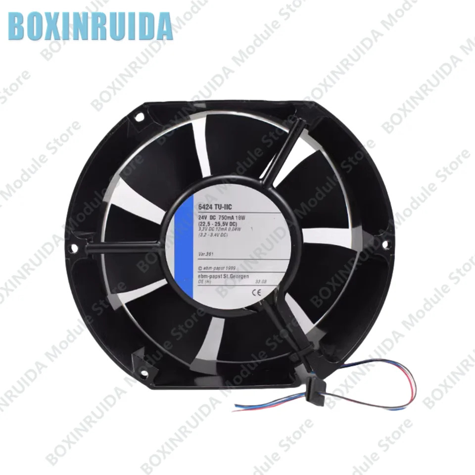방수 냉각팬 6424TU-IIC 24V 18W IP68 신