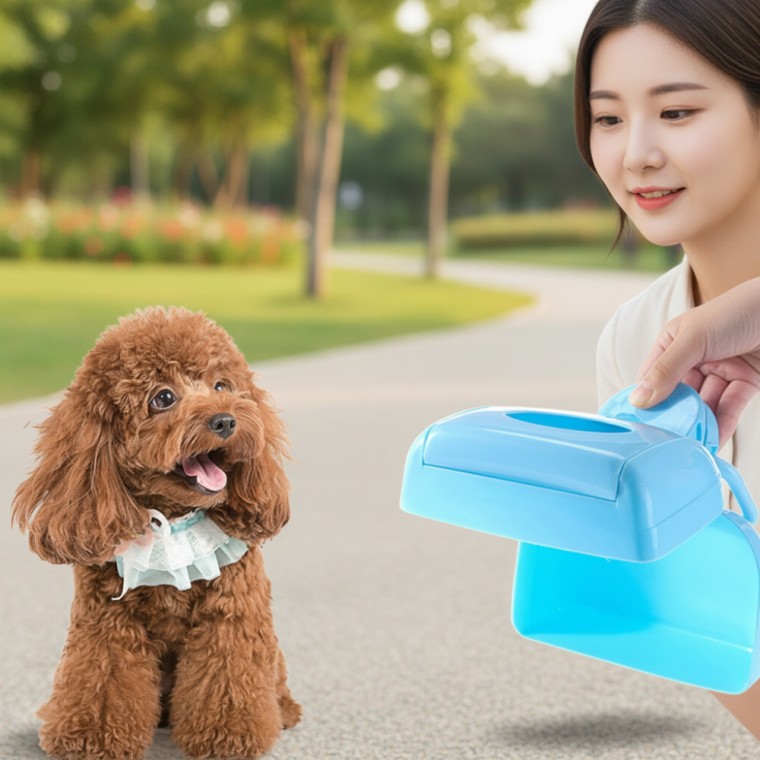 도모아 반려견 외출용 배변 수거 집게 실외 처리기 위생 봉투 세트 - 상품 이미지