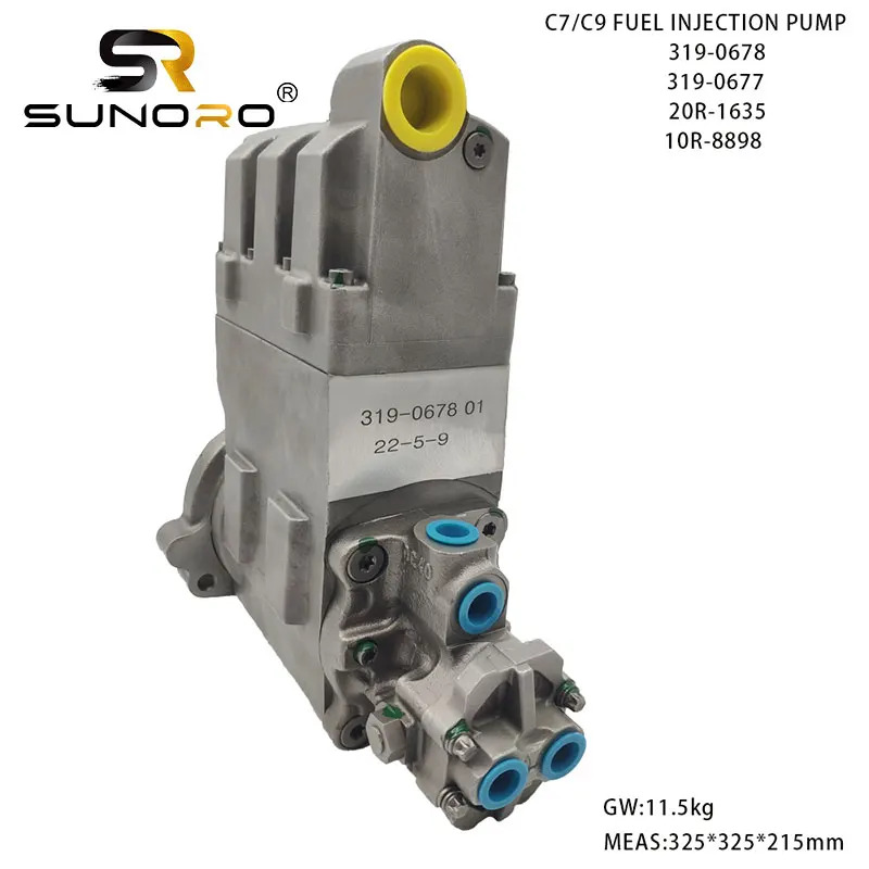 SUNORO 굴삭기 분사 펌프 캐터필러 3190677 3190678 E330c E330d E336d C9 C7 엔진 319-0675 319-0677 319-0678