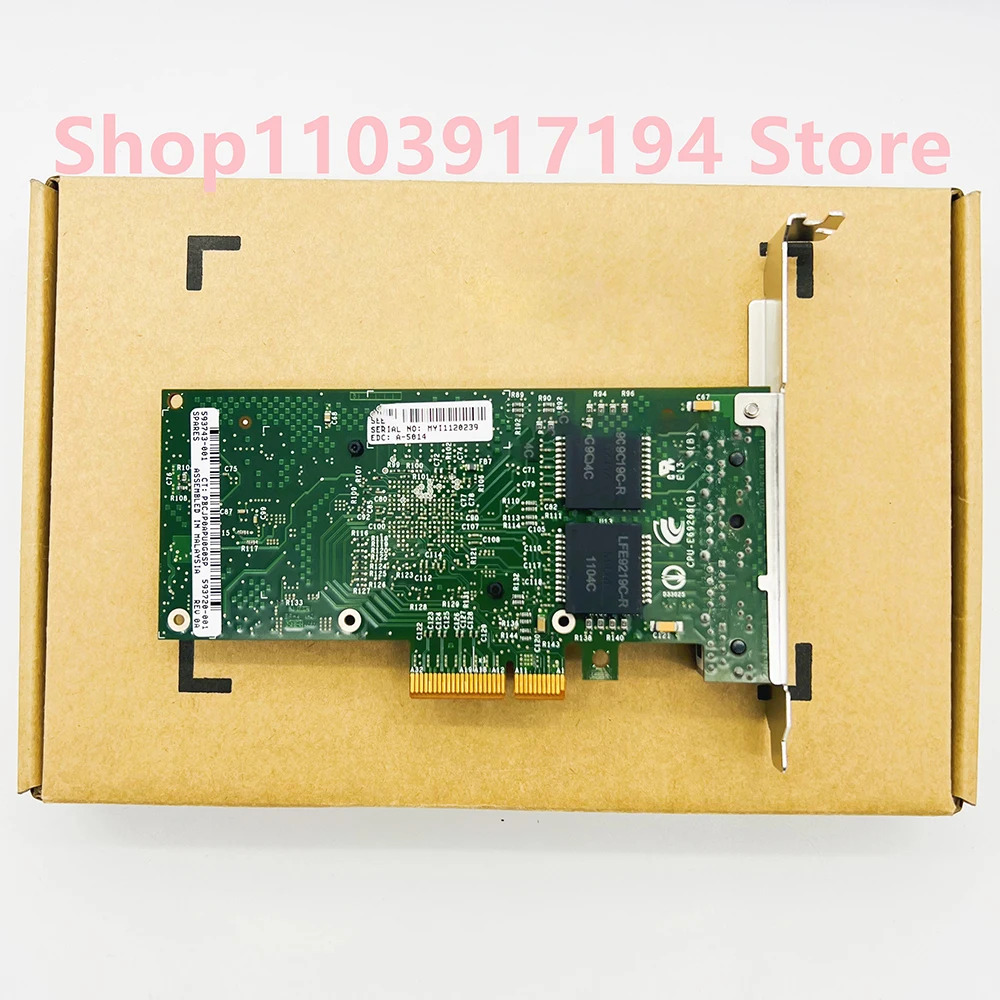 hp호환 NC365T I340-T4 4 포트 기가비트 네트워크 카드 593722-B21 593720-001
