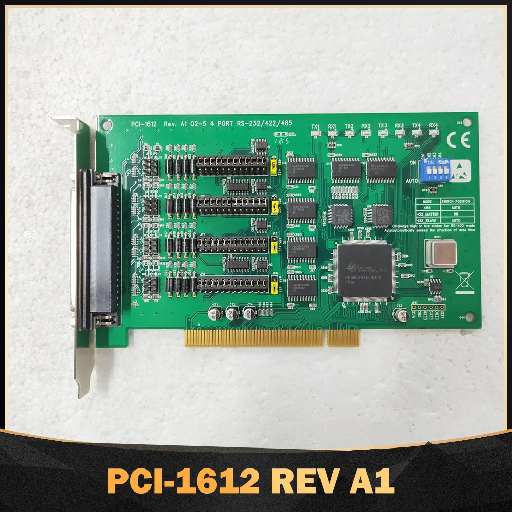 어드밴텍 PCI-1612 REV A1 02-1/02-2/02-54 포트 RS-232/422/485 데이터 캡처 카드